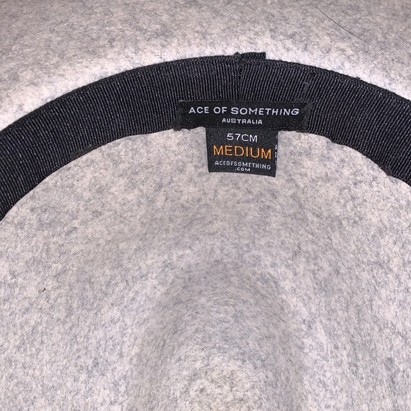 ACE OF SOMETHING AUSTRALIA 100% AUSTRALIAN WOOL 57cm OSLO FEDORA - Picture 6 of 9